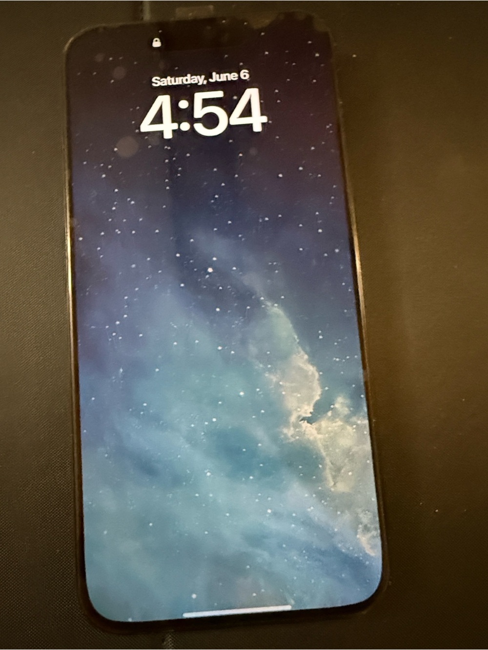 Apple iPhone Black with Blue Starry Display